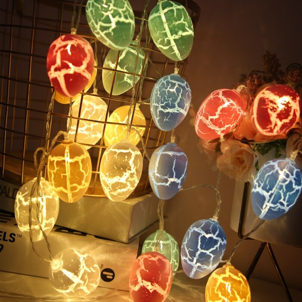 Easter Eggs LED String Lights 3 Meters 20 LED String Lights for Party Decoration