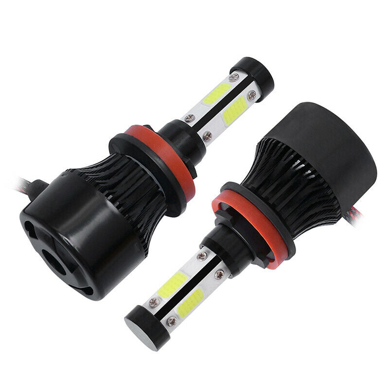 4 Sides  H8 H9 H11 2000W 300000LM LED Headlight Bulbs Conversion Kit 60 jbBK SJ