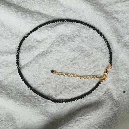 1X Charm Women Black Crystal Clavicle Choker Necklace Pendant Party Jewelry Gift