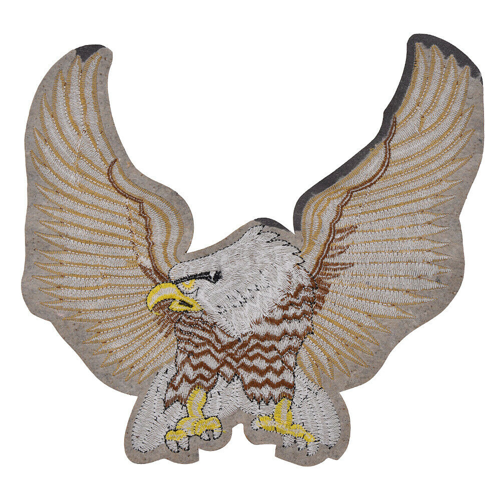 1Pc Eagle Embroidered Patches Badge Craft DIY for Coat Jacket Pants