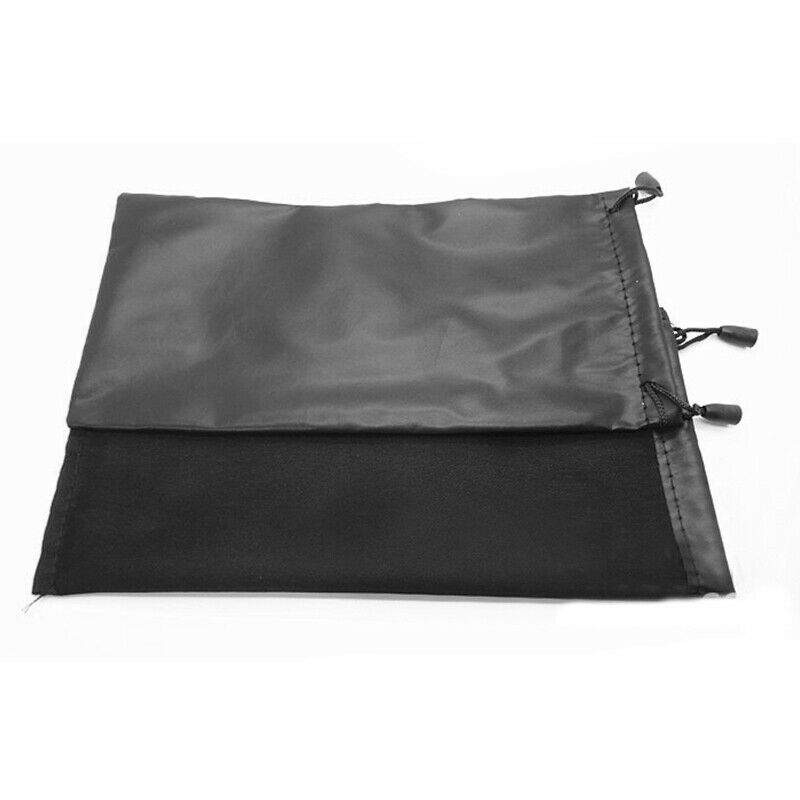 5Pcs Black Microfibre Sunglasses Case Bag Glasses Pouch Oversized Beam Port HN