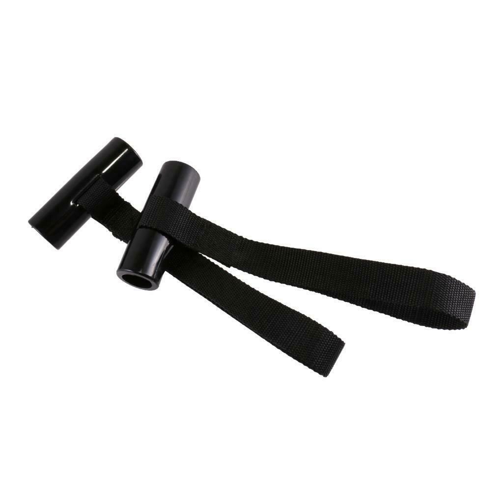 4pcs Loop Anchor Straps Under Hood Kayak Canoe Boat Tie Down Black Outdoor