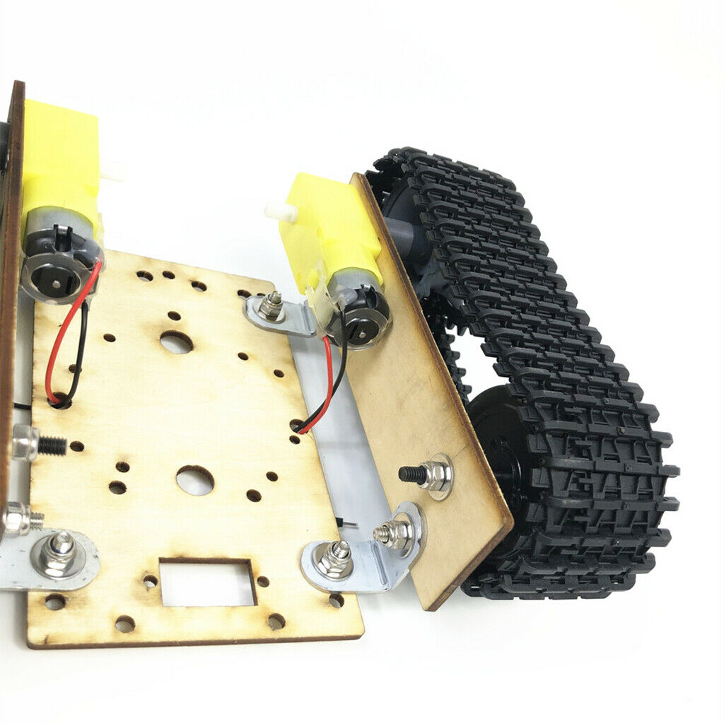 Robotic Tank Car Chassis Track Crawler Car Robot with 3-9V TT Motor Set