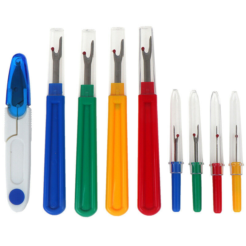 9pcs Seam Ripper Stitch Unpicker Thread Cutter DIY Sewing Cross Embroidery TooDD