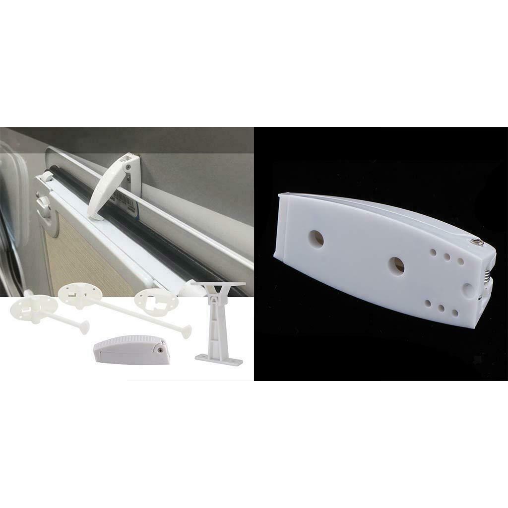 2 Set Styles Entry Door Catch Latch Holder For RV Camper Trailer Cargo White
