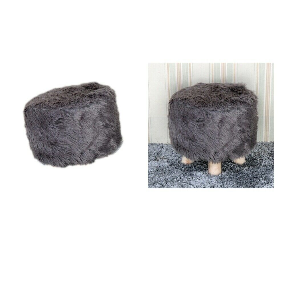 2 PCS Fashion Replaceable Footstool Cover for Seat Cover Cushions Sleeve Home