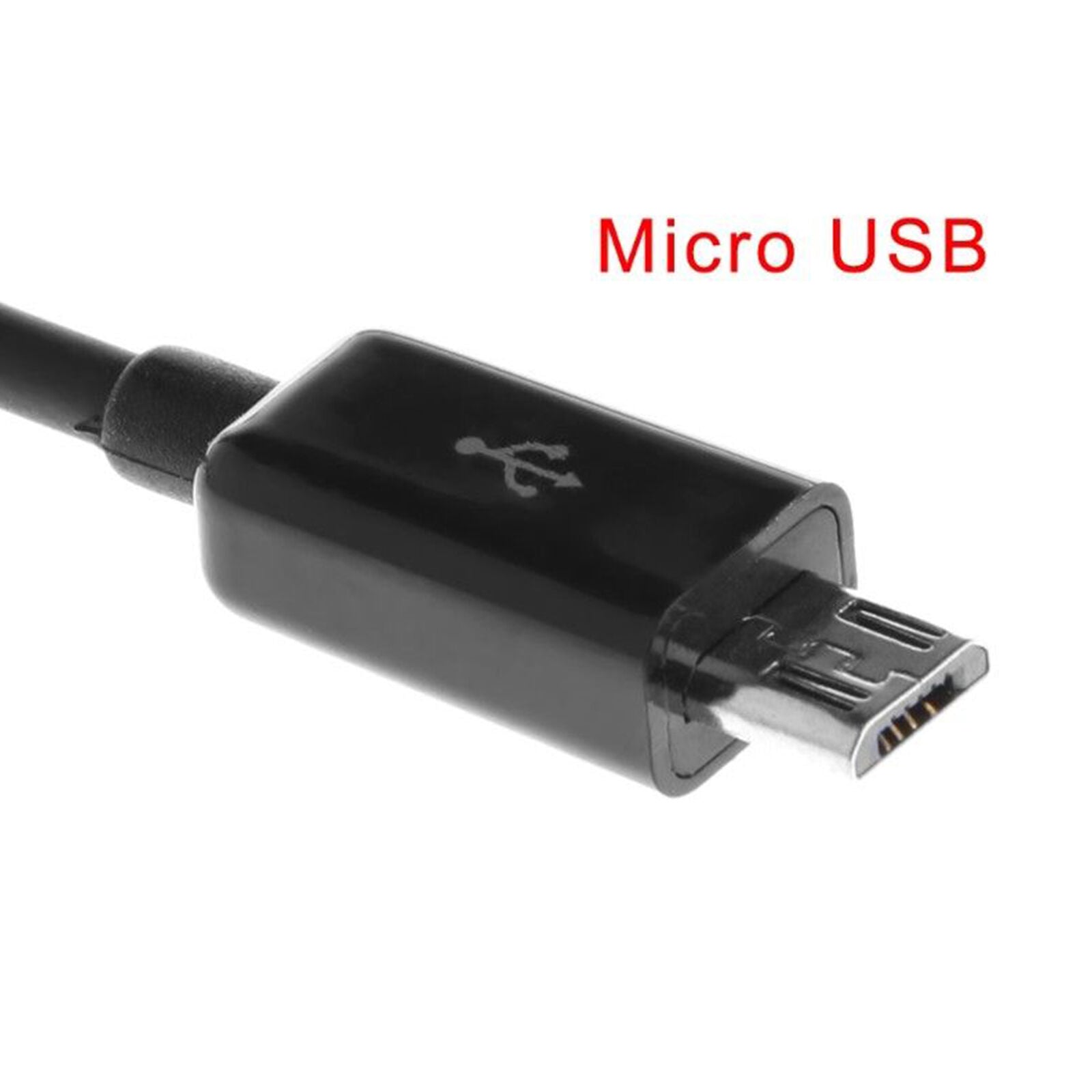 USB 2.0 A Male to Dual 2 Micro USB Male Splitter Data Sync Adapter Charger Cable