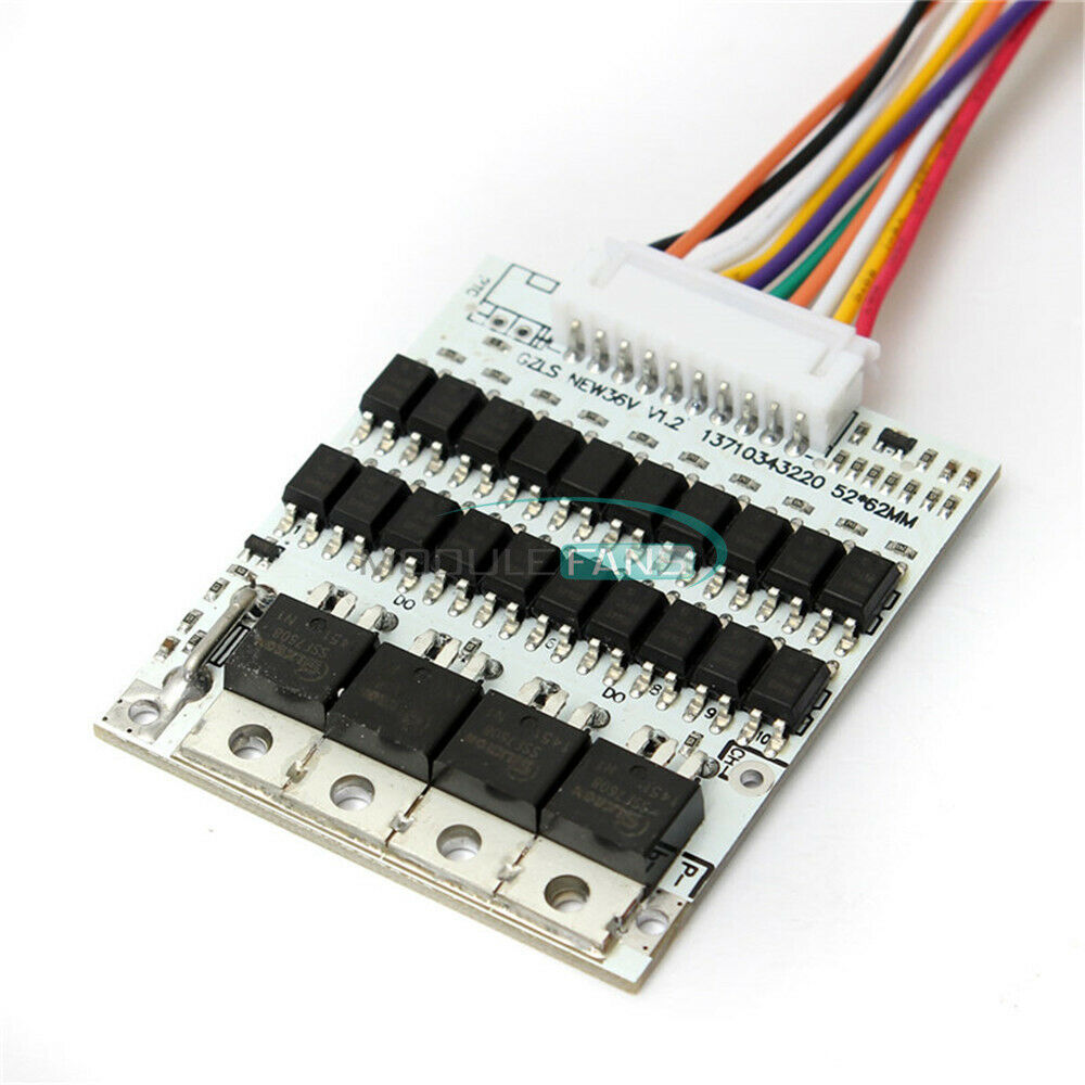 2PCS 10S Li-ion Lithium Cell 36V 40A 18650 Battery Balance Protection BMS Board