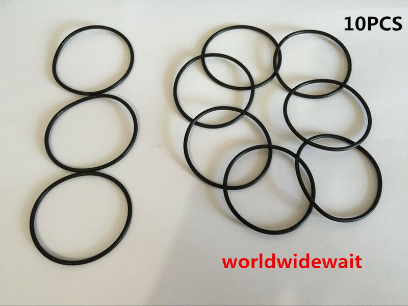 10Pcs Replacement Kits 54mm x 47mm x 3.5mm Thickness Black Rubber O Rings Seal