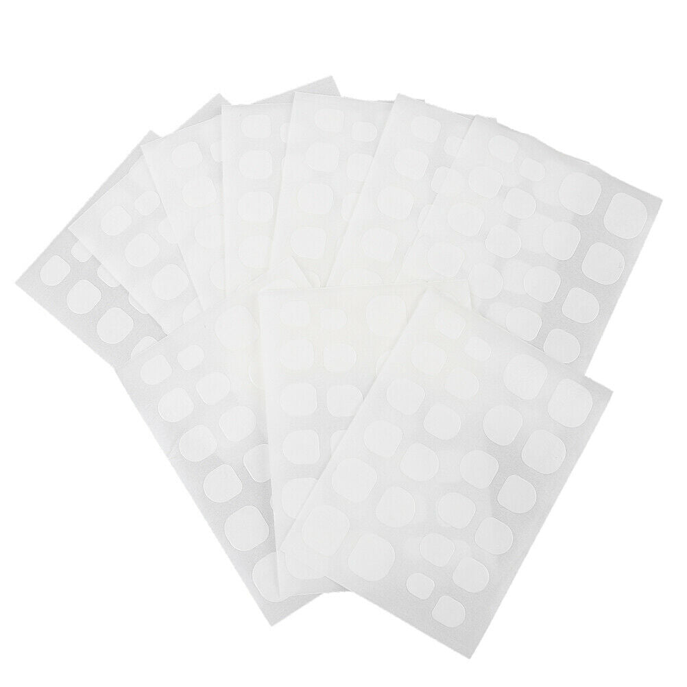 240pcs Double-side Adhesive Tips White False Nails Tool Nail Glue T lj Y1