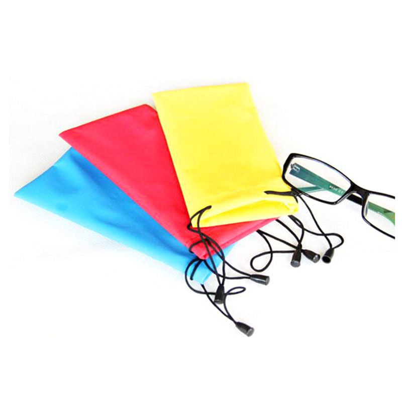 5PCS Hot Sunglasses Bag Pouch Soft Cloth Cleaning Optical Glasses Case M.l8