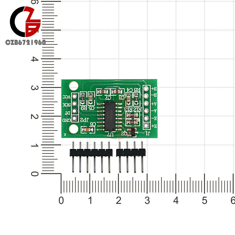 2PCS HX711 Weighing Pressure Sensor Dual-Channel 24 Bit Precision A/D Module