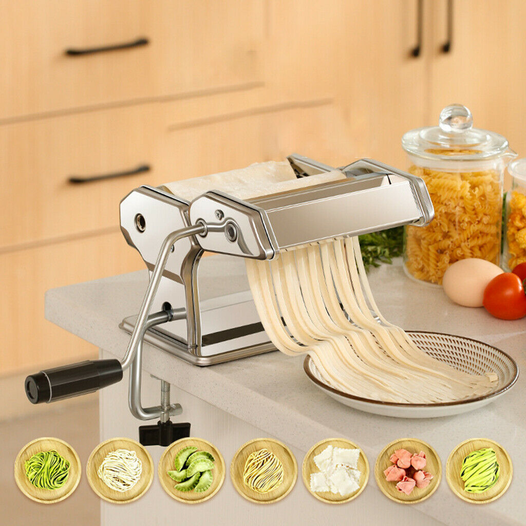 Manual Pasta Noodle Maker Machine Home Commercial Press Dumpling Skin Maker