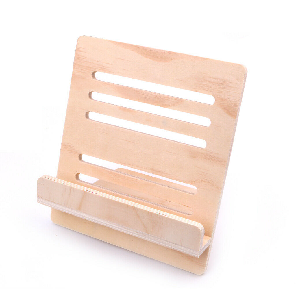 Wooden Bookstand Desktop Music Stand Detachable Portable 260 x 230 x 4mm