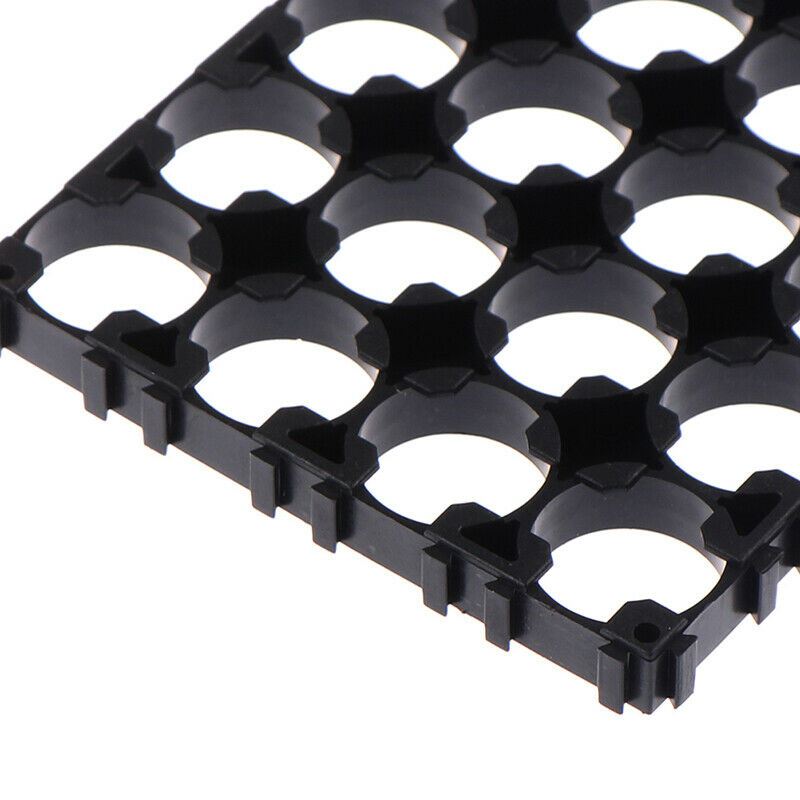 5Pcs 4X5 Black Cell 18650 Plastic Spacer Frame Radiating Holder Bracket S.l8