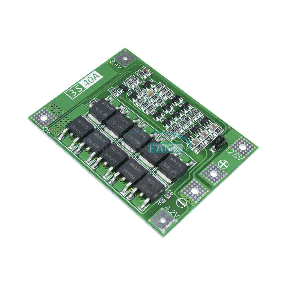 3S 40A 12.6V Li-ion Lithium Battery Protect Board Enhanced Development Board