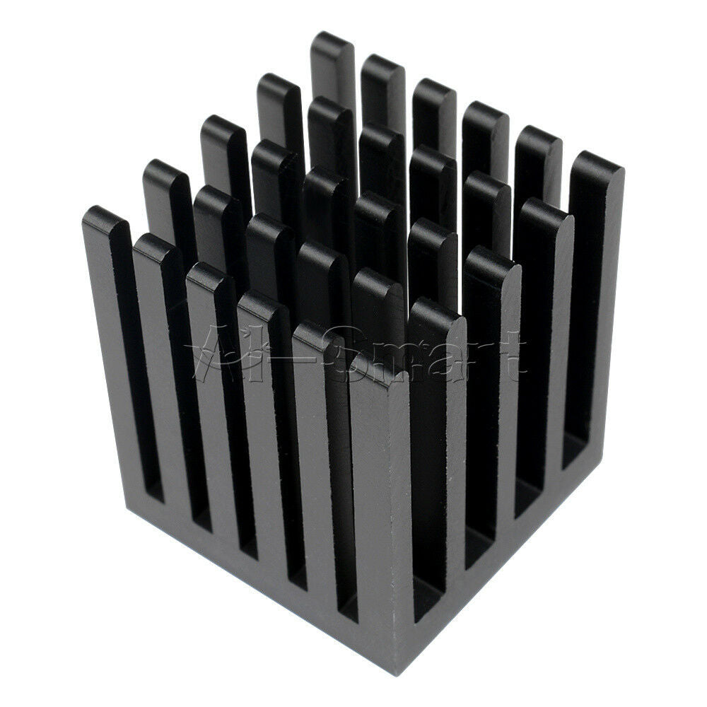 10PCS 22X22X25MM 22*22*25MM 3M8810 IC Heat Sink Aluminum Cooling Fin ADHESIVE