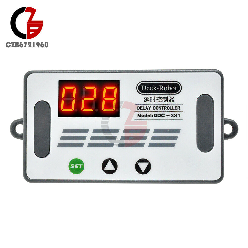 DC 12V 50mA DDC-331 Digital Display Delay Relay Controller PNP Sensor PLC Signal