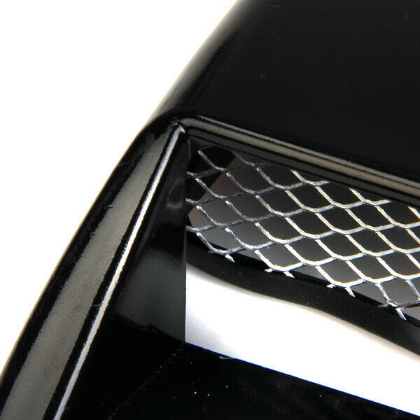 1Pcs Universal Car Black Decorative Hood Scoop Air Flow Vent Cooling Duct