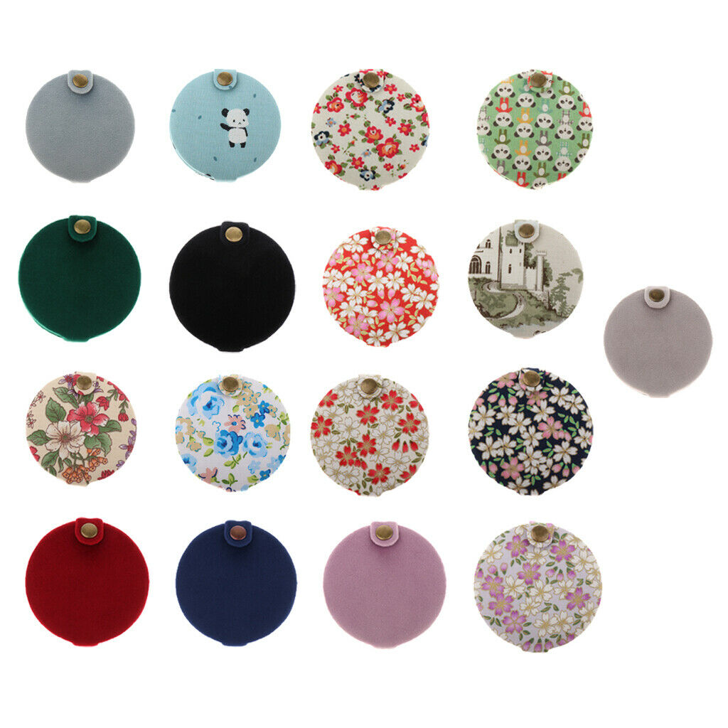 Travel Foldable Makeup Mirror 2.8'' Purse Pocket Round Cosmetic Mirror