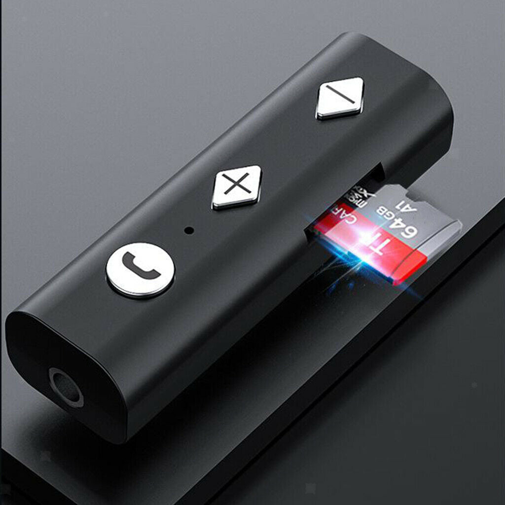 Bluetooth 5.0 Receiver Aux Audio Transmitter Adapter For Headphone Easy Use