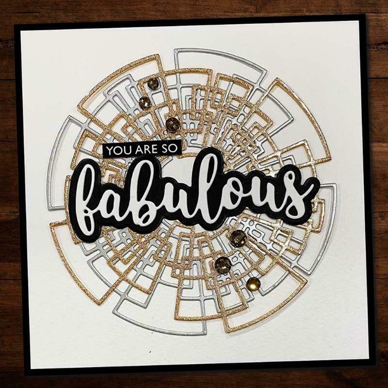 Divergent circle Metal Cutting Dies DIY Scrapbooking Paper Stamping Die Album