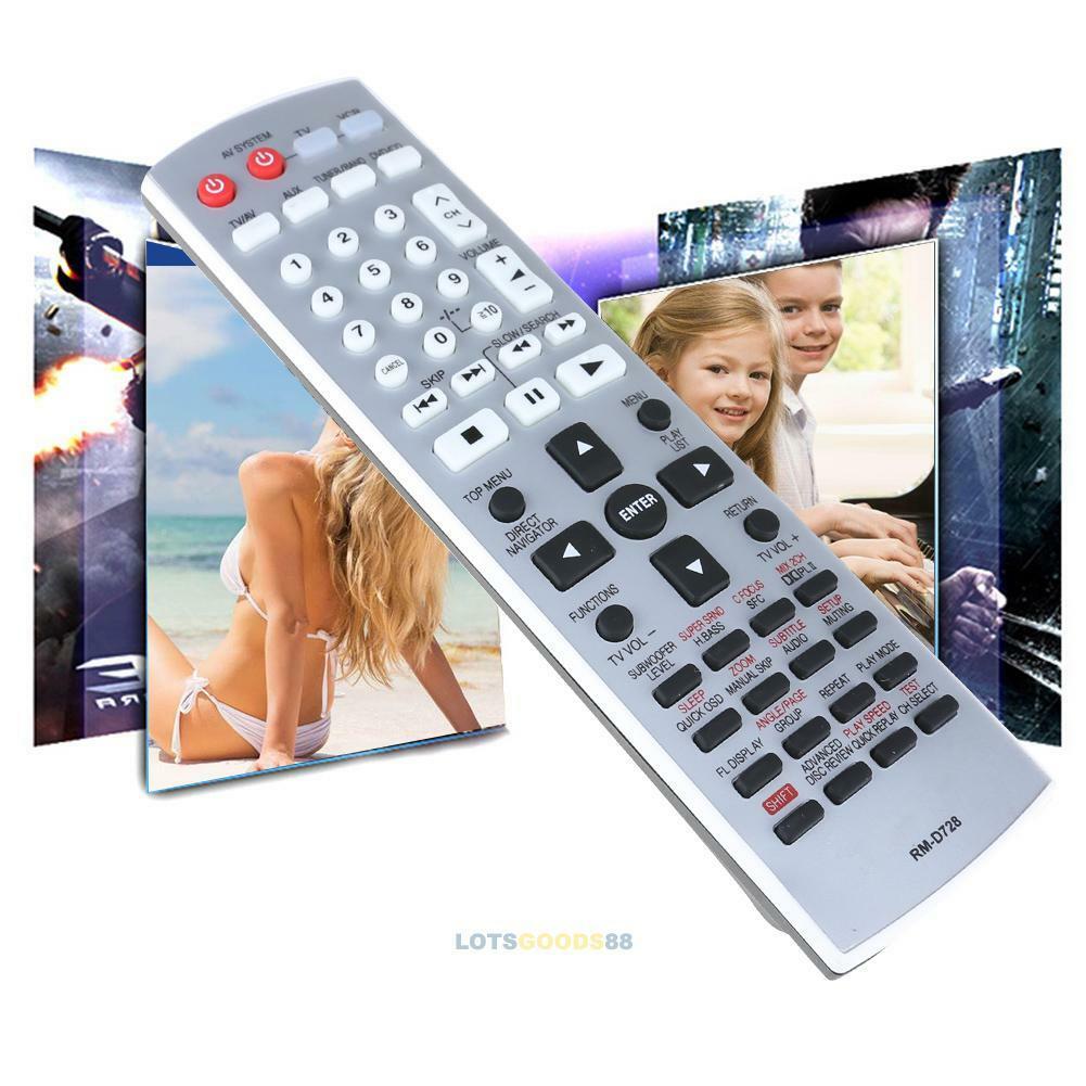 RM-D728 Universal Remote Control Replacement for Panasonic DVD Home Theater