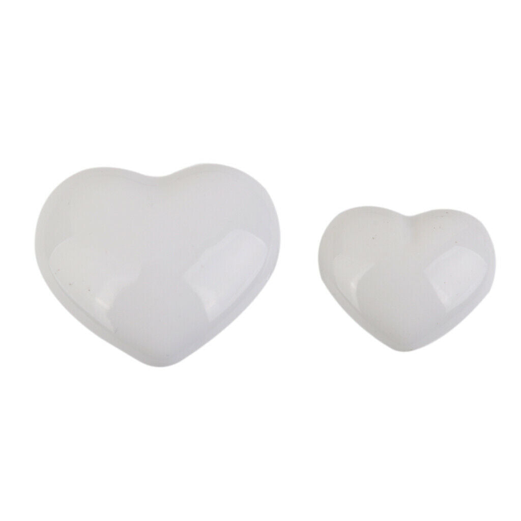 8Pcs Ceramic Heart Shaped Knobs Drawer Knob Round Pull Handle Home Door Cabinet