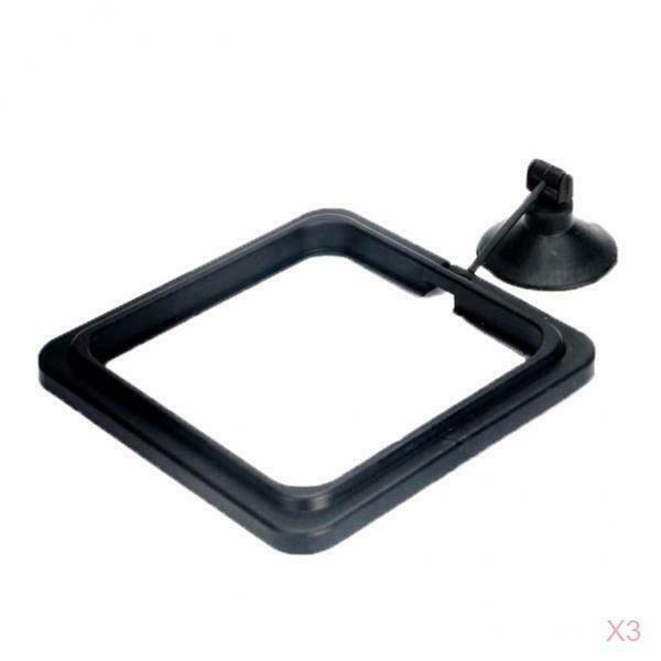 3x Plastic Floating Trays For Aquarium   Food