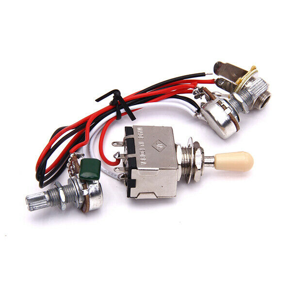 Guitar Circuit Wiring 3-Box Lever Lever Selector 3WBT / 1V / 1T / 1J 2-500K Pot