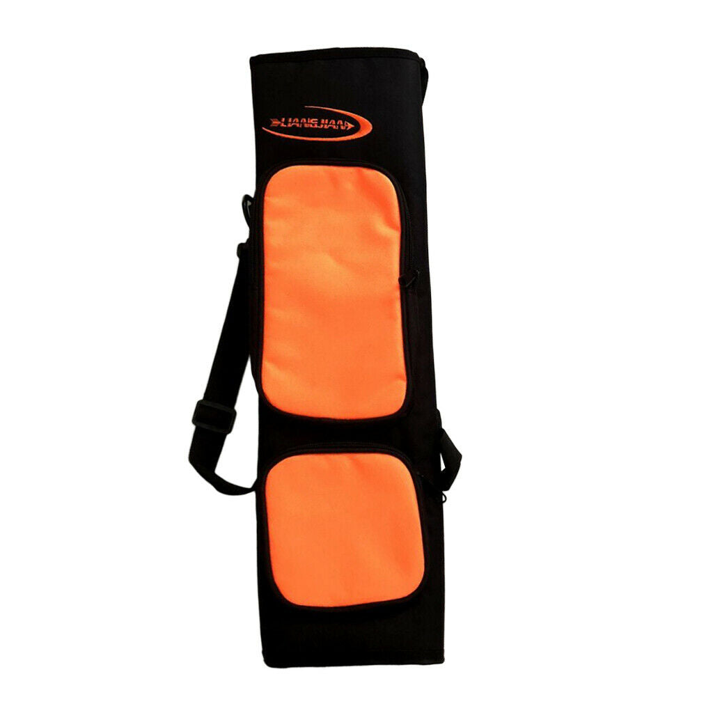 Canvas Back Archery Arrow Quiver Arrow Holder Bag Hunting Equipment orange