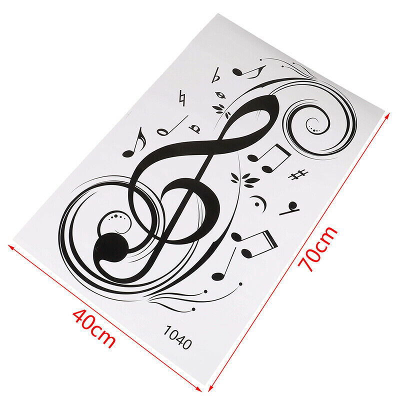 Music Wall Stickers DIY Musical Note Home Decor Wall Decals Kids Room Home  BDA