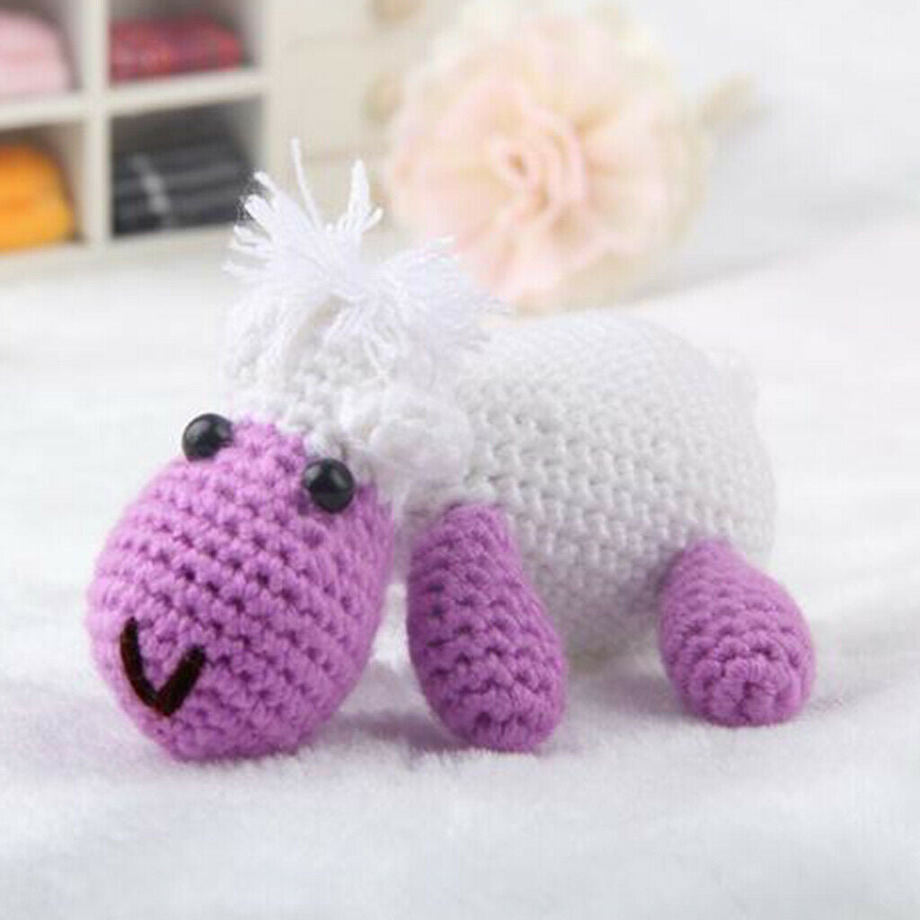 Amigurumi Crochet Kits Rabbit Sheep DIY Animal Material Package for Children