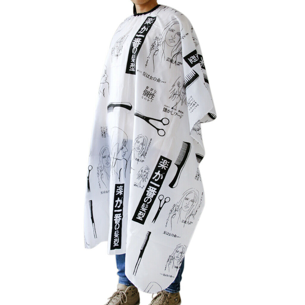 2x Professional Hair Cut Capes Apron Salon Barber With Snap Closure Adults