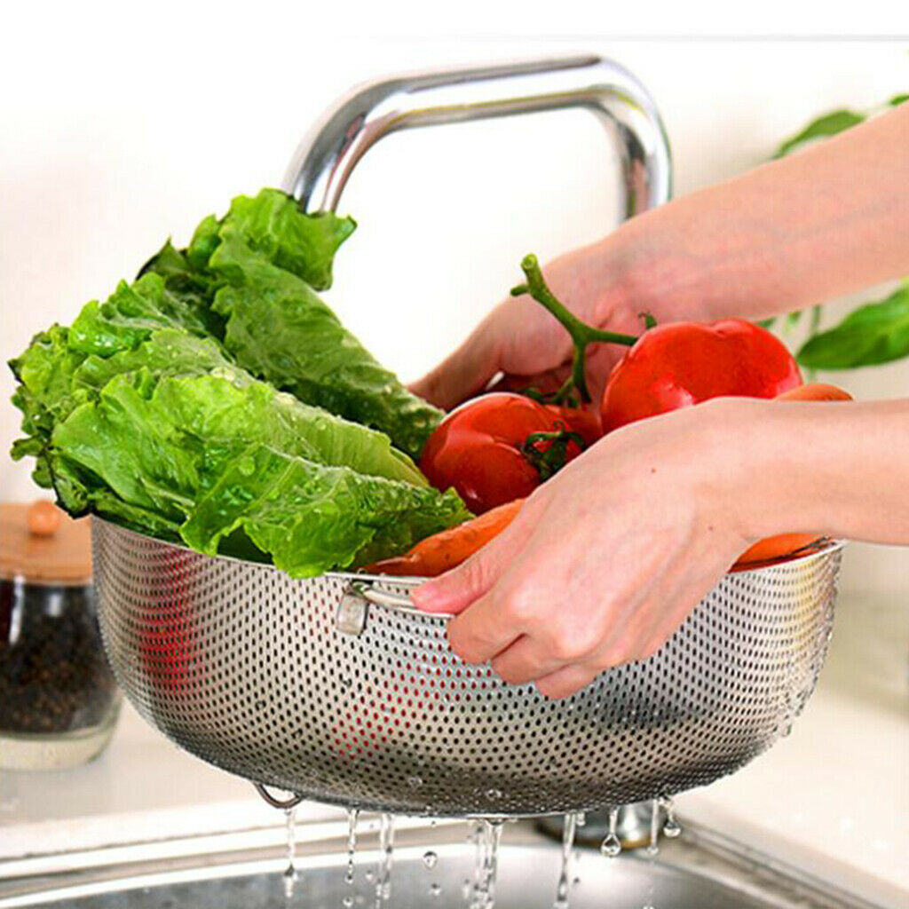 Rice Vegetable Strainer Kitchen Drain Basket Colander Kitchen Supplies