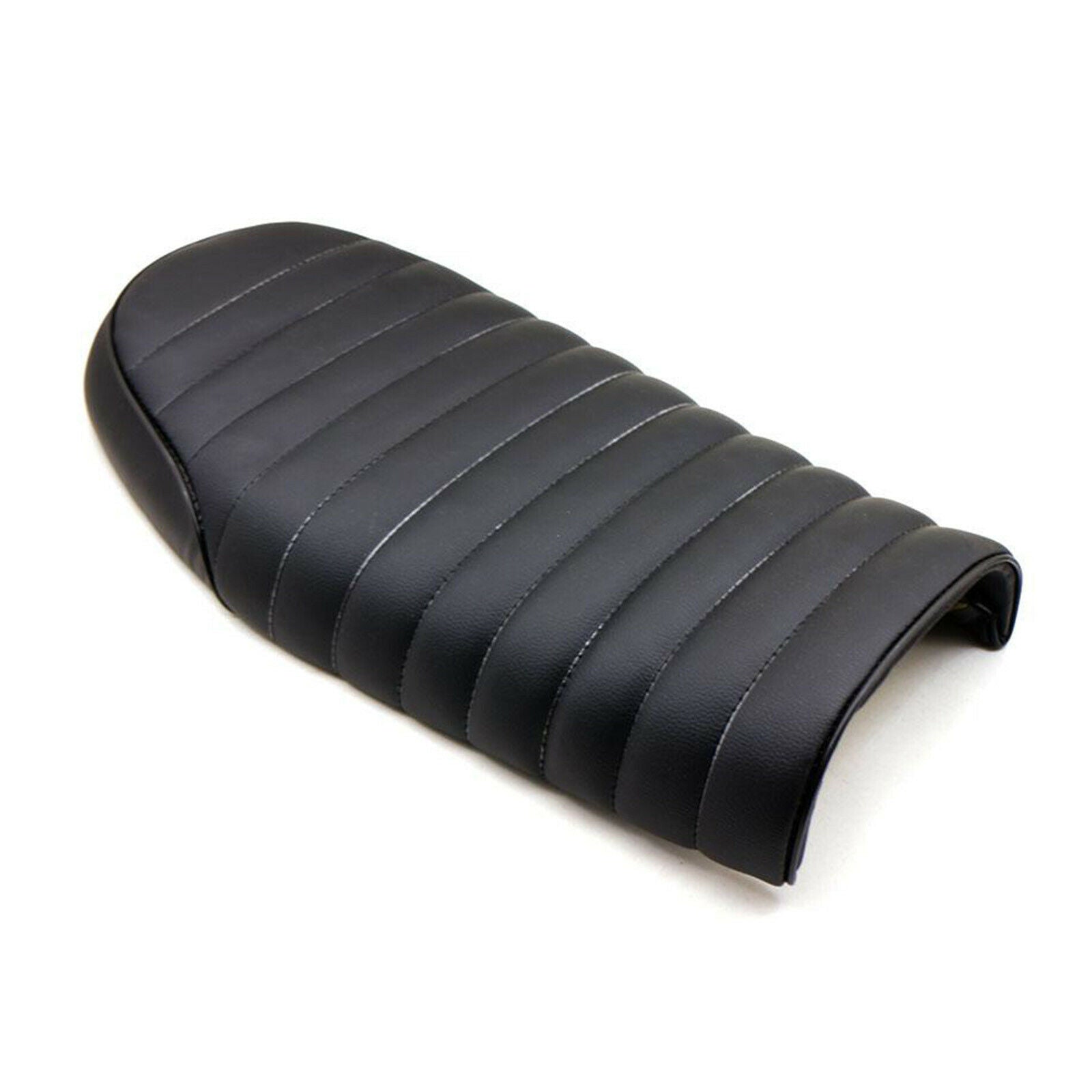 Soft Leatherette Motorcycle Flat Seat Saddle Cushion for Cafe Racer High quality