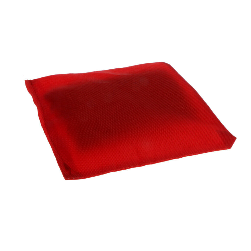 Cornhole Bag Weather Resistant with Canvas Cover Family Game 3.9''x3.9'' Red