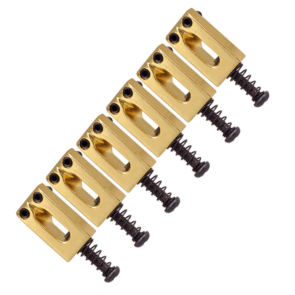 Golden Saddle Guitar Bridge String Saddles For Electric Guitar Spare Part