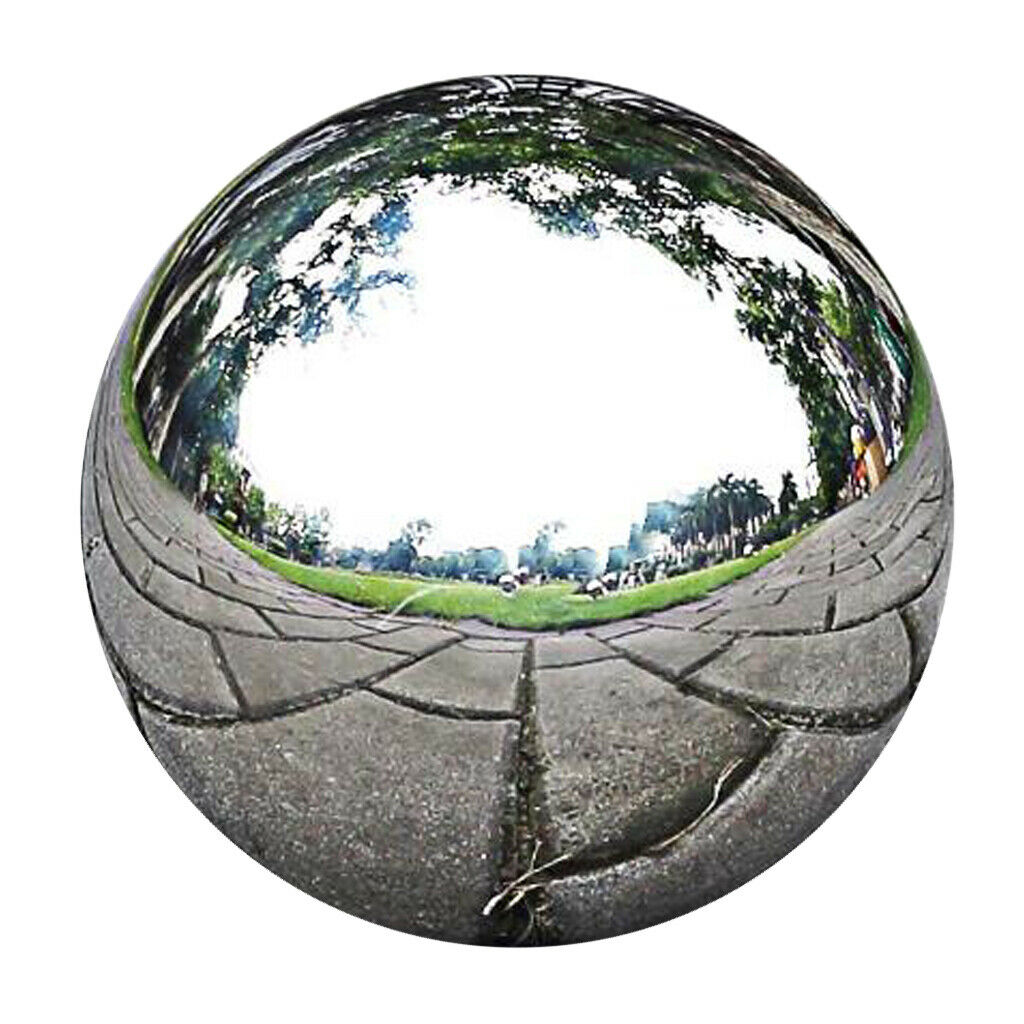 Hollow Gazing Ball Polish Shiny Mirror Sphere For Home Garden Ornament 76mm