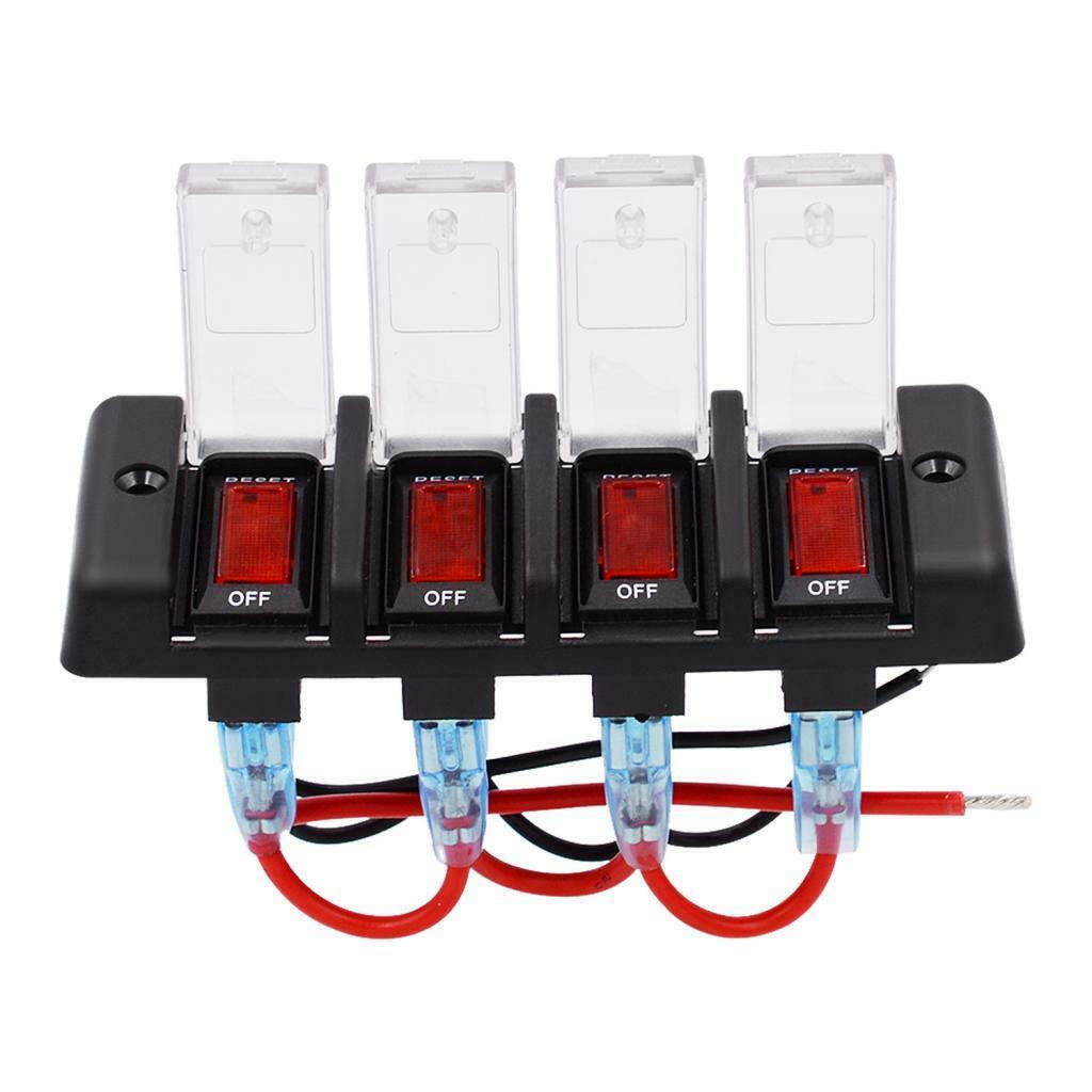 4 Push Button Switch Push Button Switch Dc12v 16a Marine Boat Accessories