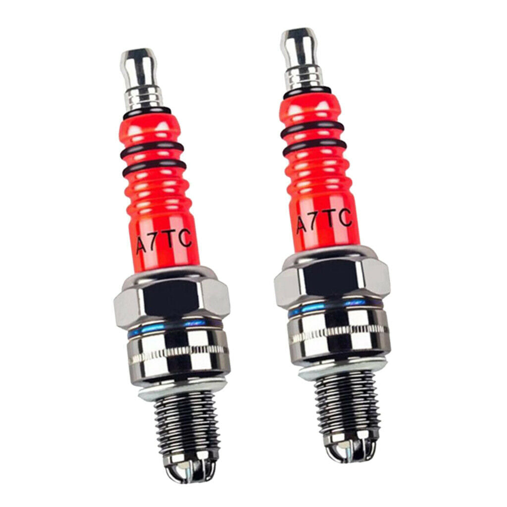 Red Professional 3  Spark Plug For  CRF50 (Pack Of 2)