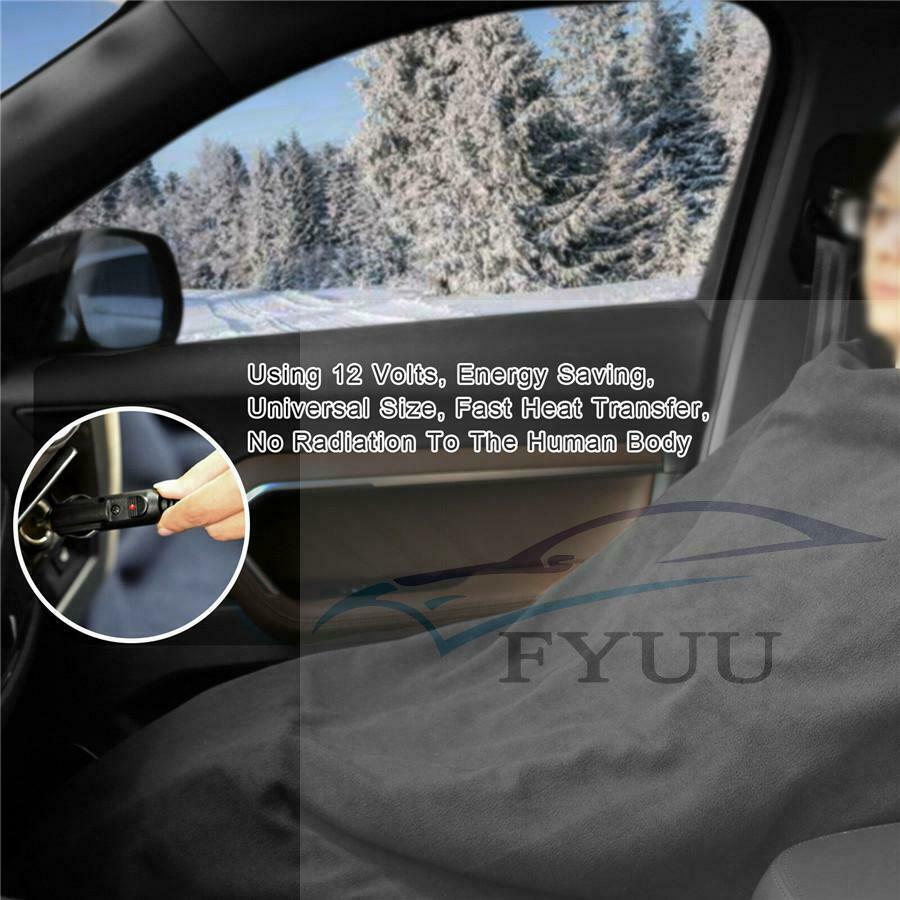 12V car heating blanket SUV Truck RV Electric Heating Blanket Carpet Grey