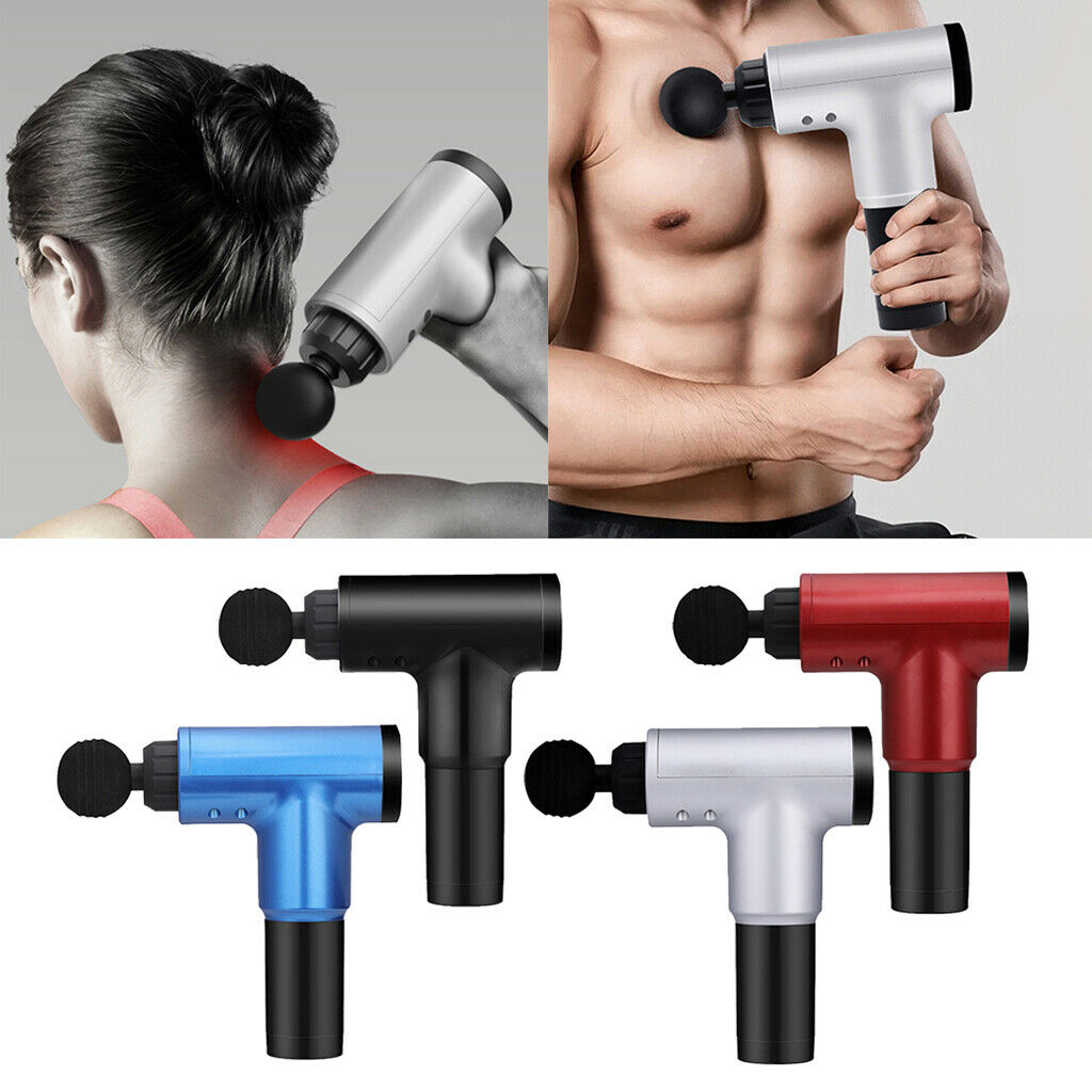 Massage Gun Vibration Deep Tissue Percussion Massager Handheld 30 Speeds Black