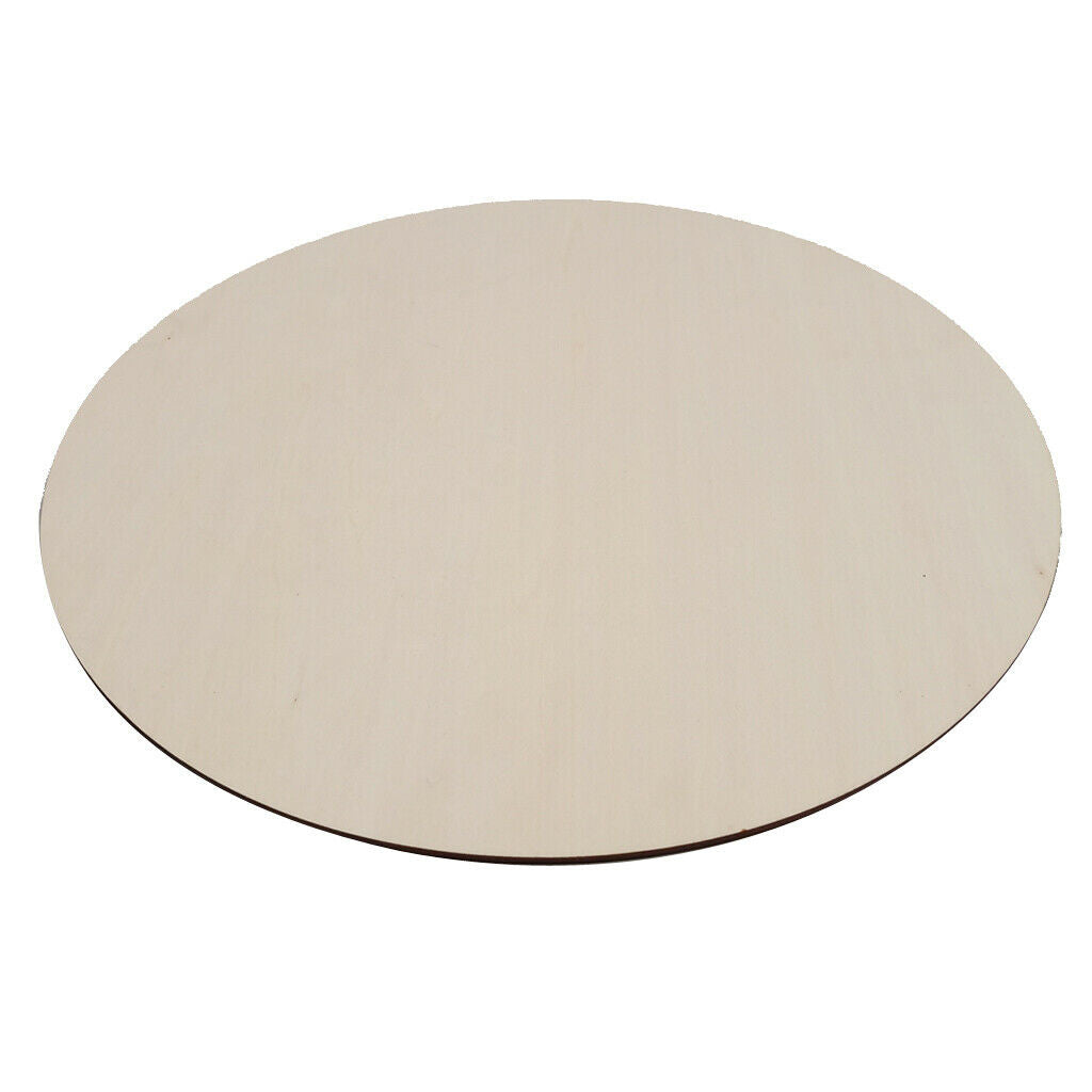 3pcs Blank Wooden Discs Wood Slices Round Plaque Tags Embellishment DIY Craft