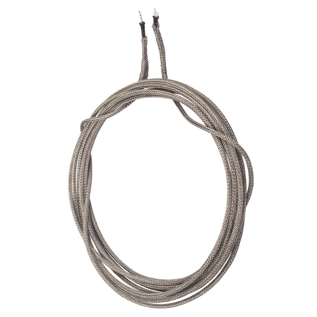2Pc Guitar Wire Single Core Braided Shielded 22 Awg 300cm for Pickups & Pots