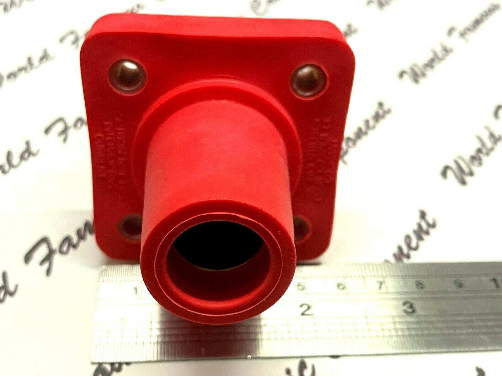 1pcs - COOPER E1016-1727 Camlok J Power Female Receptacle 400A 600V - RED