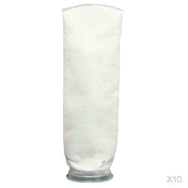 10x 200 Micron Marine Sump Felt Filter Bags Pouch   Tank Freshwater