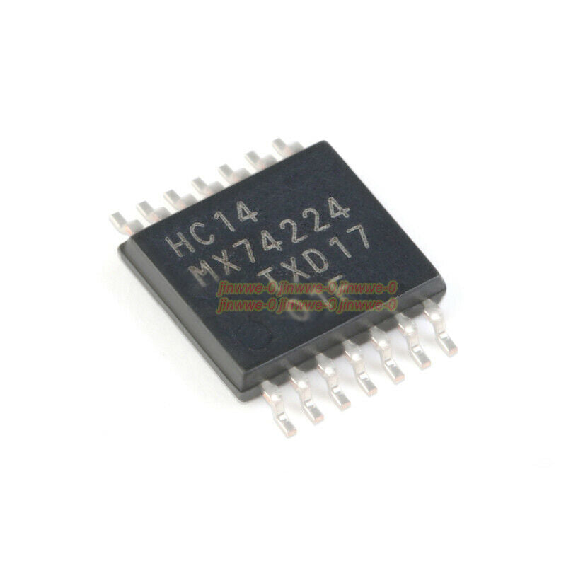 10pcs 74HC14PW,118 TSSOP-14 Hexagonal Inverter Schmitt Trigger Chip