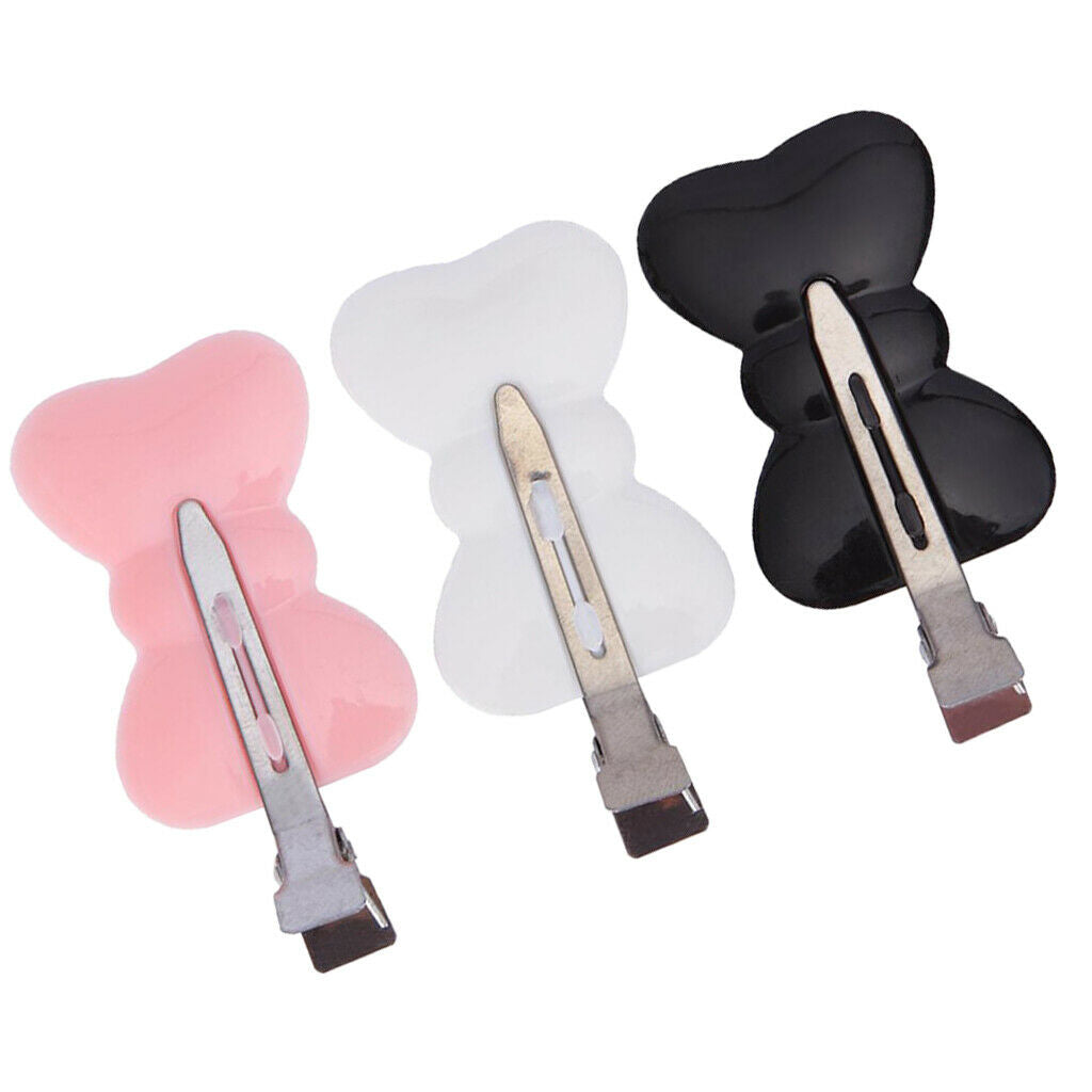 6Pcs Seamless No Bend Hair Clips Salon Hairdressing Clamps Styling Tools