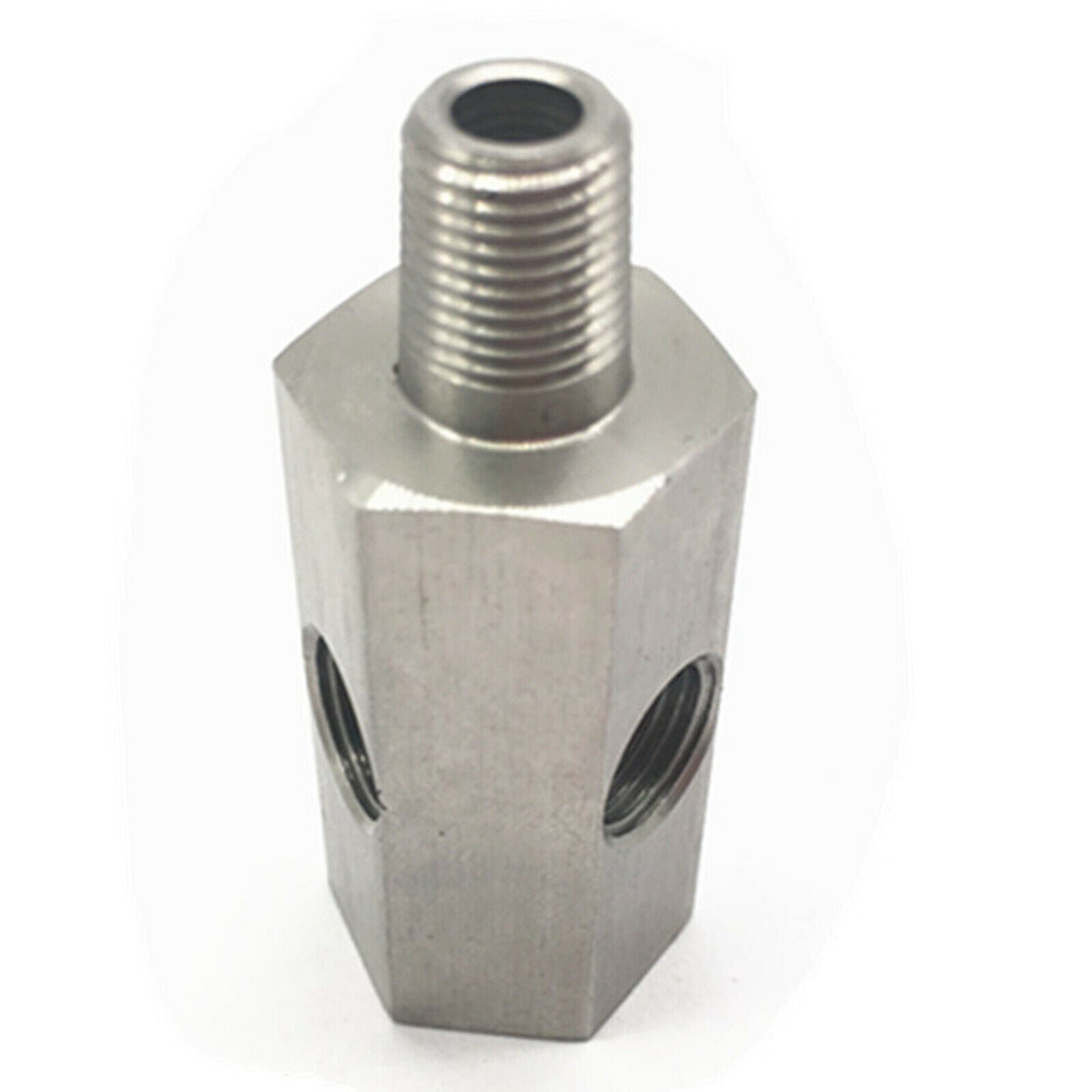 Stainless Steel 1/8in BSPT Oil Pressure Sensor Tee to NPT Adapter Parts